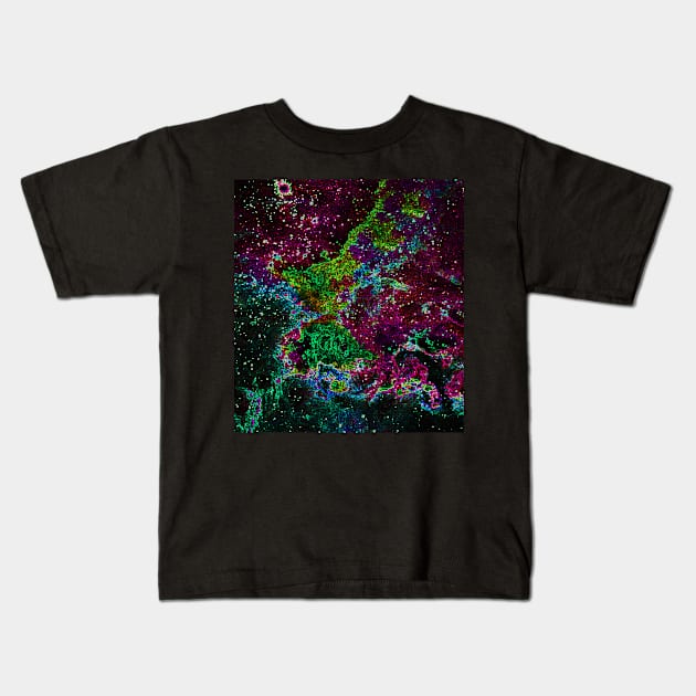 Black Panther Art - Glowing Edges 230 Kids T-Shirt by The Black Panther